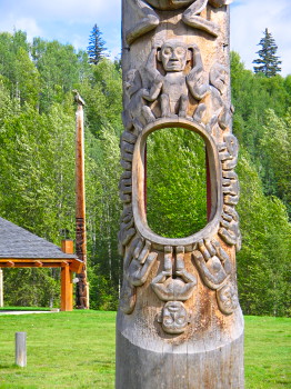 Gitanyow Totem Pole