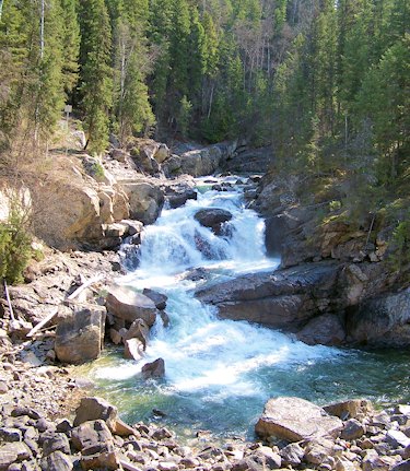 Waterfall at Lumby